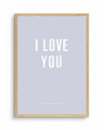 Love You Forever & Always | Grey BG Art Print-PRINT-Olive et Oriel-Olive et Oriel-A4 | 8.3" x 11.7" | 21 x 29.7cm-Oak-With White Border-Buy-Australian-Art-Prints-Online-with-Olive-et-Oriel-Your-Artwork-Specialists-Austrailia-Decorate-With-Coastal-Photo-Wall-Art-Prints-From-Our-Beach-House-Artwork-Collection-Fine-Poster-and-Framed-Artwork