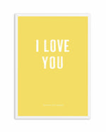 Love You Forever & Always | Lemon BG Art Print-PRINT-Olive et Oriel-Olive et Oriel-A4 | 8.3" x 11.7" | 21 x 29.7cm-White-With White Border-Buy-Australian-Art-Prints-Online-with-Olive-et-Oriel-Your-Artwork-Specialists-Austrailia-Decorate-With-Coastal-Photo-Wall-Art-Prints-From-Our-Beach-House-Artwork-Collection-Fine-Poster-and-Framed-Artwork