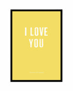 Love You Forever & Always | Lemon BG Art Print-PRINT-Olive et Oriel-Olive et Oriel-A4 | 8.3" x 11.7" | 21 x 29.7cm-Black-With White Border-Buy-Australian-Art-Prints-Online-with-Olive-et-Oriel-Your-Artwork-Specialists-Austrailia-Decorate-With-Coastal-Photo-Wall-Art-Prints-From-Our-Beach-House-Artwork-Collection-Fine-Poster-and-Framed-Artwork