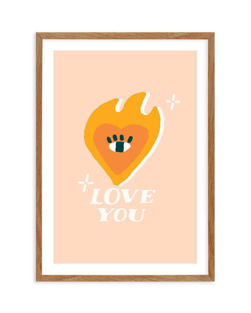 Love You | Heart Art Print-PRINT-Olive et Oriel-Olive et Oriel-Buy-Australian-Art-Prints-Online-with-Olive-et-Oriel-Your-Artwork-Specialists-Austrailia-Decorate-With-Coastal-Photo-Wall-Art-Prints-From-Our-Beach-House-Artwork-Collection-Fine-Poster-and-Framed-Artwork