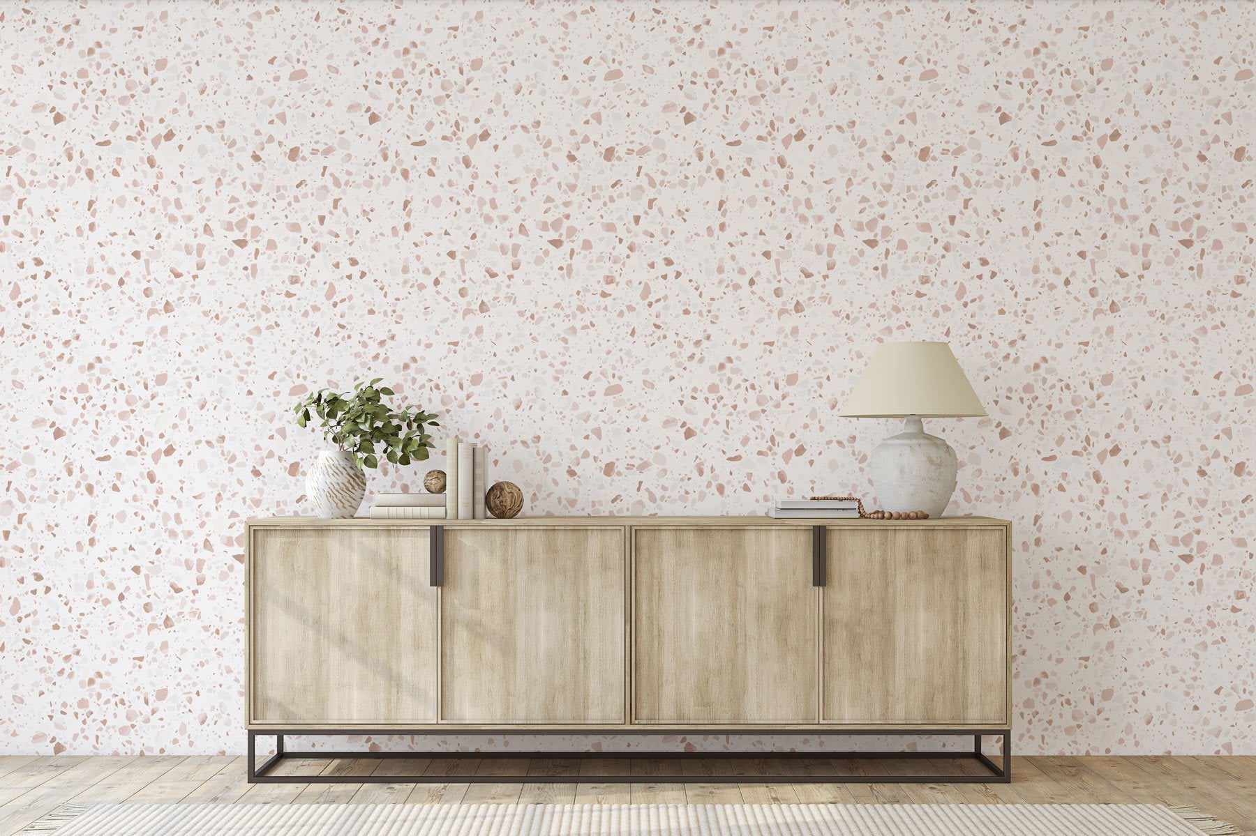 Lumiere Terrazzo Wallpaper - Olive et Oriel