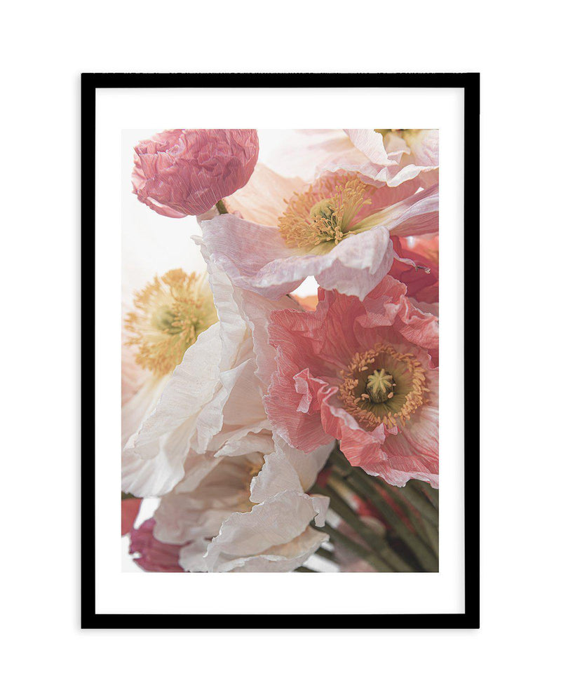 Luxe Poppy II Art Print-PRINT-Olive et Oriel-Olive et Oriel-A5 | 5.8" x 8.3" | 14.8 x 21cm-Black-With White Border-Buy-Australian-Art-Prints-Online-with-Olive-et-Oriel-Your-Artwork-Specialists-Austrailia-Decorate-With-Coastal-Photo-Wall-Art-Prints-From-Our-Beach-House-Artwork-Collection-Fine-Poster-and-Framed-Artwork