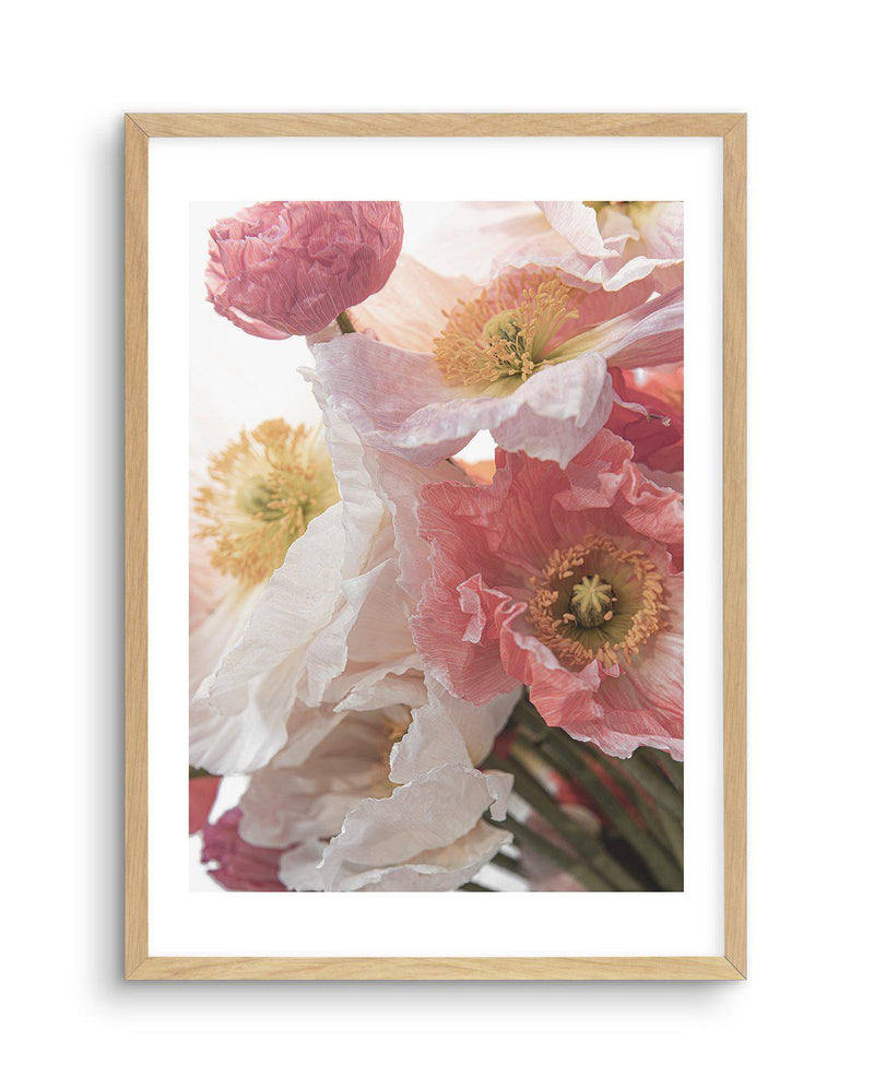 Luxe Poppy II Art Print-PRINT-Olive et Oriel-Olive et Oriel-A5 | 5.8" x 8.3" | 14.8 x 21cm-Oak-With White Border-Buy-Australian-Art-Prints-Online-with-Olive-et-Oriel-Your-Artwork-Specialists-Austrailia-Decorate-With-Coastal-Photo-Wall-Art-Prints-From-Our-Beach-House-Artwork-Collection-Fine-Poster-and-Framed-Artwork