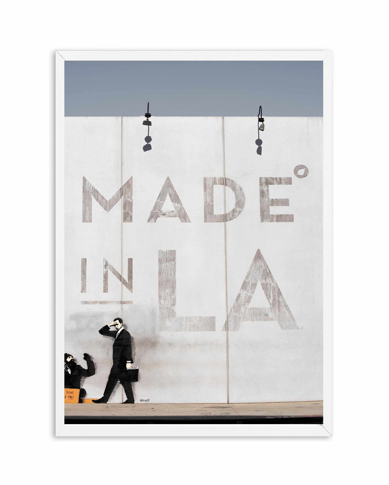 Made In LA Art Print-PRINT-Olive et Oriel-Olive et Oriel-A4 | 8.3" x 11.7" | 21 x 29.7cm-White-With White Border-Buy-Australian-Art-Prints-Online-with-Olive-et-Oriel-Your-Artwork-Specialists-Austrailia-Decorate-With-Coastal-Photo-Wall-Art-Prints-From-Our-Beach-House-Artwork-Collection-Fine-Poster-and-Framed-Artwork