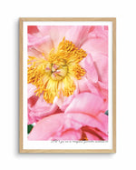 Peony Garden Art Print-PRINT-Olive et Oriel-Olive et Oriel-A5 | 5.8" x 8.3" | 14.8 x 21cm-Oak-With White Border-Buy-Australian-Art-Prints-Online-with-Olive-et-Oriel-Your-Artwork-Specialists-Austrailia-Decorate-With-Coastal-Photo-Wall-Art-Prints-From-Our-Beach-House-Artwork-Collection-Fine-Poster-and-Framed-Artwork