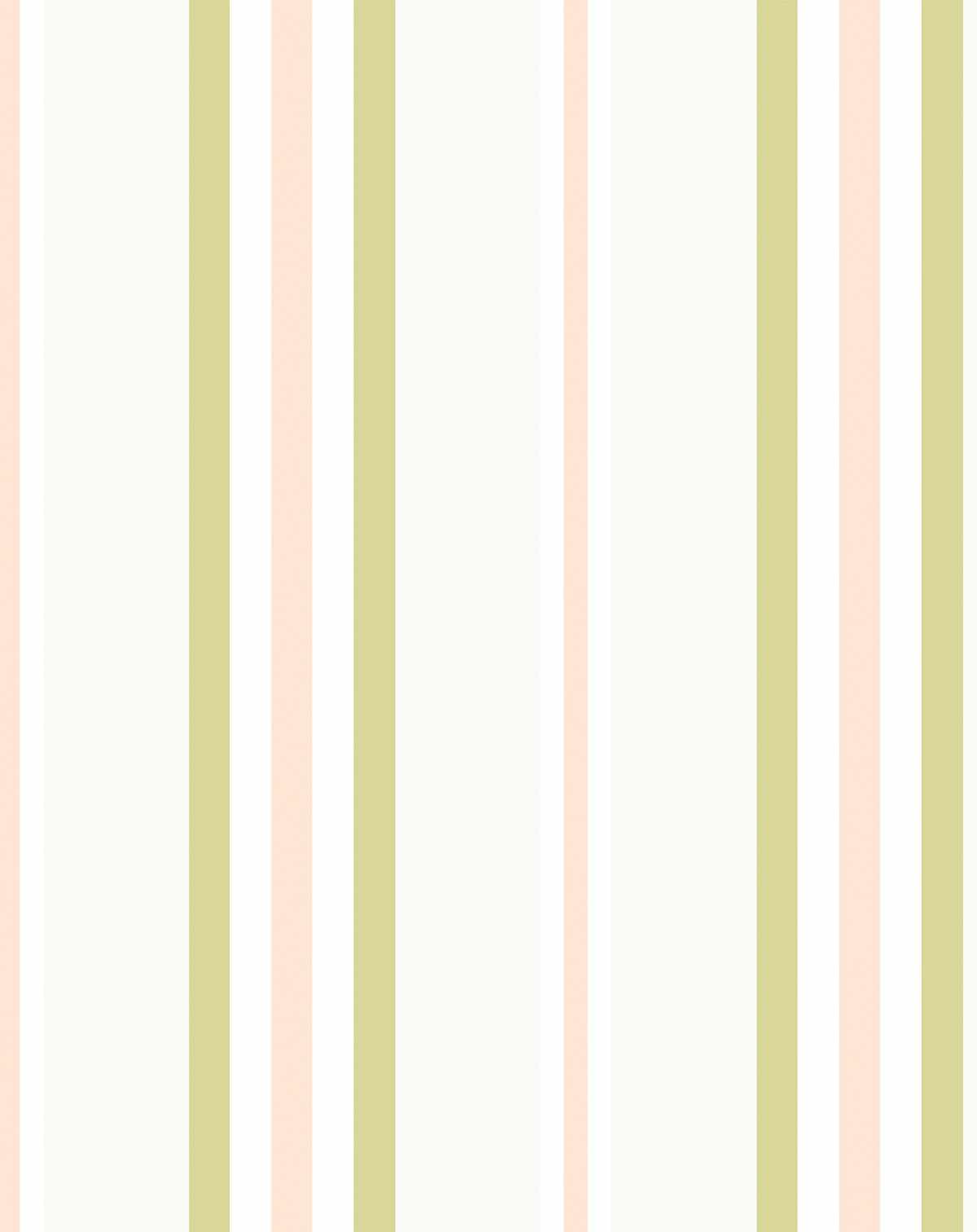 Malibu Stripe Wallpaper - Olive et Oriel