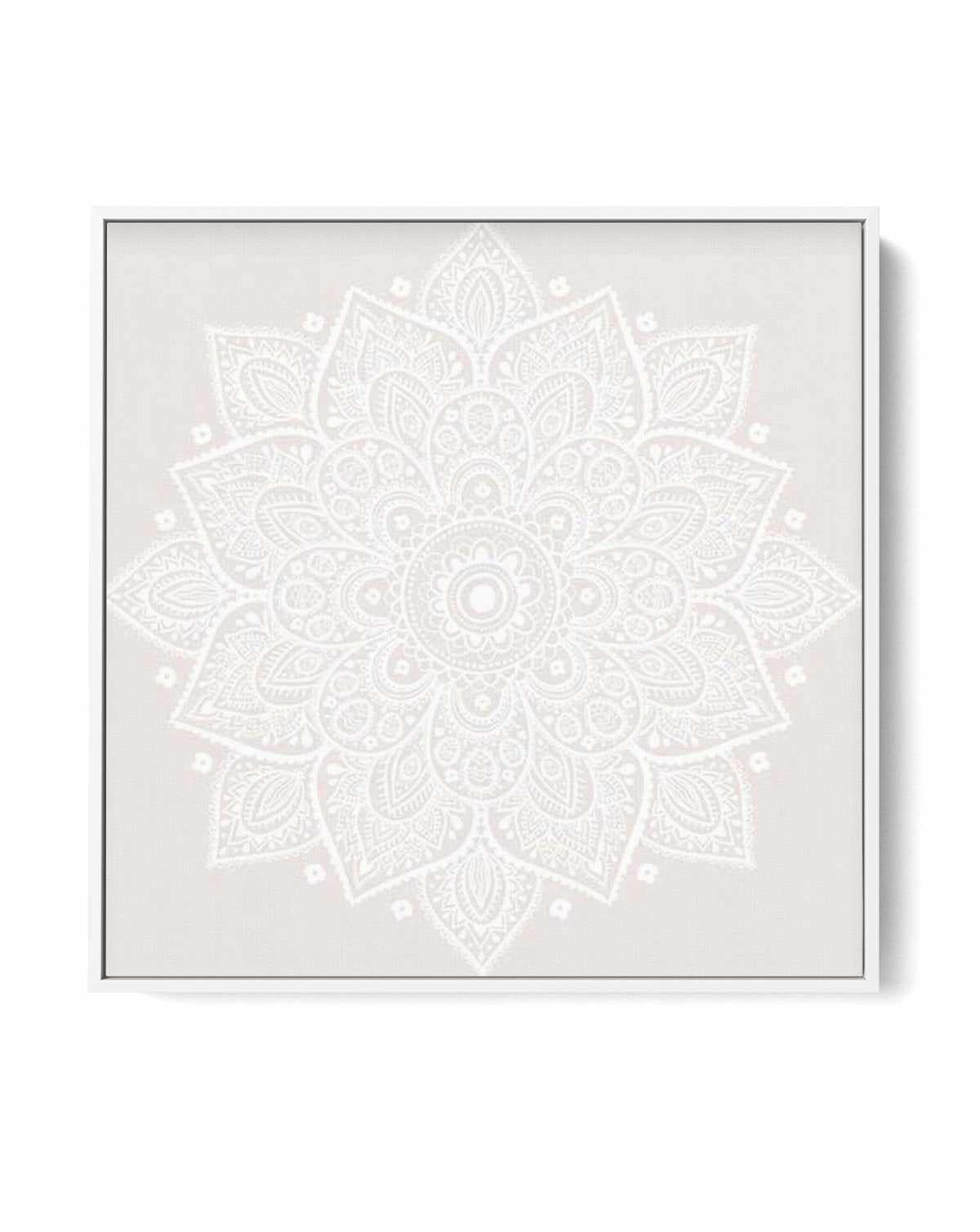 Mandala | Muted Blush SQ | Framed Canvas-CANVAS-You can shop wall art online with Olive et Oriel for everything from abstract art to fun kids wall art. Our beautiful modern art prints and canvas art are available from large canvas prints to wall art paintings and our proudly Australian artwork collection offers only the highest quality framed large wall art and canvas art Australia - You can buy fashion photography prints or Hampton print posters and paintings on canvas from Olive et Oriel and h