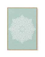 Mandala | Seafoam | Framed Canvas-CANVAS-You can shop wall art online with Olive et Oriel for everything from abstract art to fun kids wall art. Our beautiful modern art prints and canvas art are available from large canvas prints to wall art paintings and our proudly Australian artwork collection offers only the highest quality framed large wall art and canvas art Australia - You can buy fashion photography prints or Hampton print posters and paintings on canvas from Olive et Oriel and have the