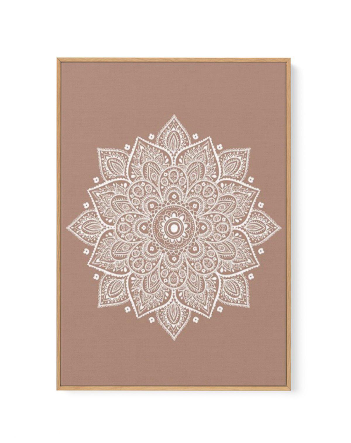 Mandala | Sienna | Framed Canvas-CANVAS-You can shop wall art online with Olive et Oriel for everything from abstract art to fun kids wall art. Our beautiful modern art prints and canvas art are available from large canvas prints to wall art paintings and our proudly Australian artwork collection offers only the highest quality framed large wall art and canvas art Australia - You can buy fashion photography prints or Hampton print posters and paintings on canvas from Olive et Oriel and have them