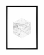 Marble Hex Art Print-PRINT-Olive et Oriel-Olive et Oriel-A5 | 5.8" x 8.3" | 14.8 x 21cm-Black-With White Border-Buy-Australian-Art-Prints-Online-with-Olive-et-Oriel-Your-Artwork-Specialists-Austrailia-Decorate-With-Coastal-Photo-Wall-Art-Prints-From-Our-Beach-House-Artwork-Collection-Fine-Poster-and-Framed-Artwork