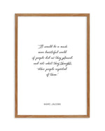 Marc Jacobs Quote Art Print-PRINT-Olive et Oriel-Olive et Oriel-50x70 cm | 19.6" x 27.5"-Walnut-With White Border-Buy-Australian-Art-Prints-Online-with-Olive-et-Oriel-Your-Artwork-Specialists-Austrailia-Decorate-With-Coastal-Photo-Wall-Art-Prints-From-Our-Beach-House-Artwork-Collection-Fine-Poster-and-Framed-Artwork