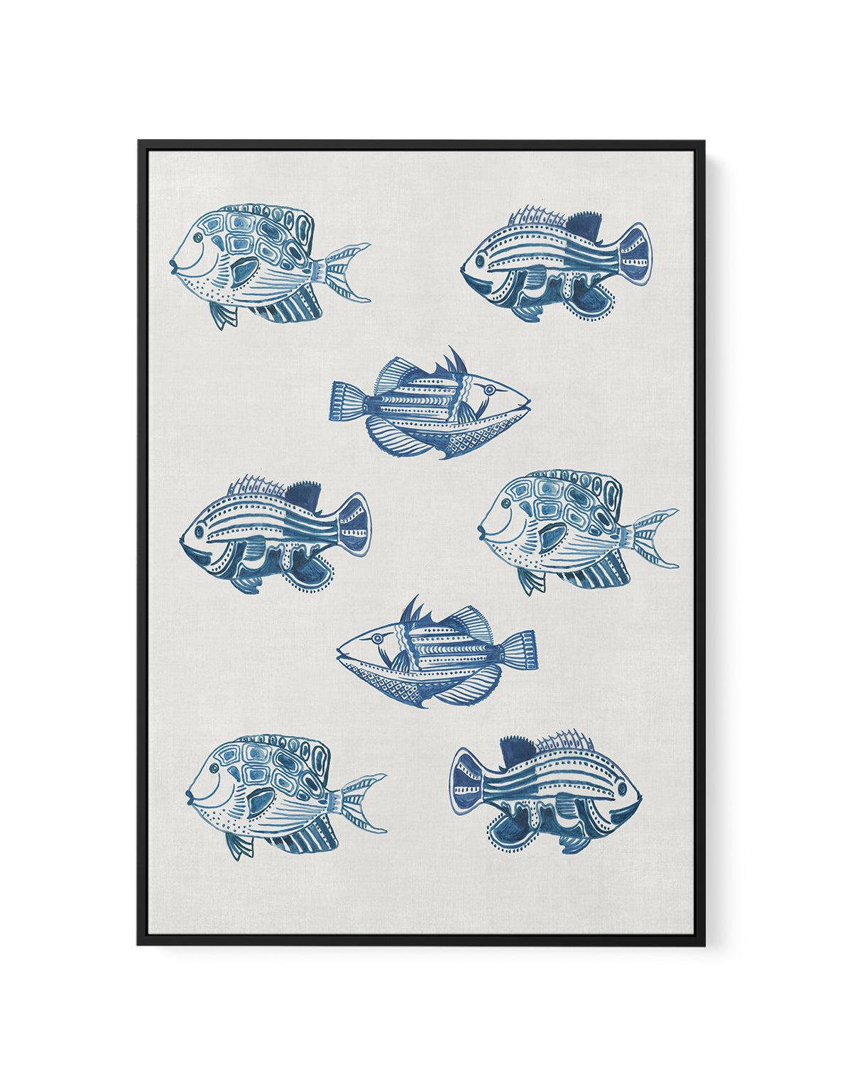 Marine Study 'Fish' | Framed Canvas-CANVAS-You can shop wall art online with Olive et Oriel for everything from abstract art to fun kids wall art. Our beautiful modern art prints and canvas art are available from large canvas prints to wall art paintings and our proudly Australian artwork collection offers only the highest quality framed large wall art and canvas art Australia - You can buy fashion photography prints or Hampton print posters and paintings on canvas from Olive et Oriel and have t