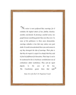 Marriage Is Profound | US Supreme Court Art Print-PRINT-Olive et Oriel-Olive et Oriel-50x70 cm | 19.6" x 27.5"-Walnut-With White Border-Buy-Australian-Art-Prints-Online-with-Olive-et-Oriel-Your-Artwork-Specialists-Austrailia-Decorate-With-Coastal-Photo-Wall-Art-Prints-From-Our-Beach-House-Artwork-Collection-Fine-Poster-and-Framed-Artwork