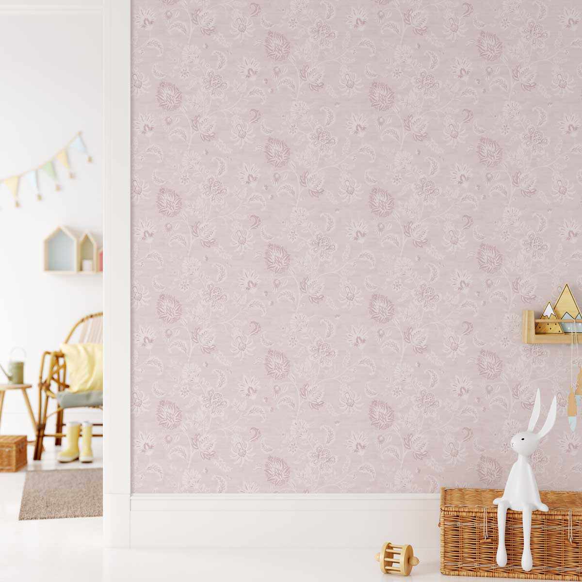 Marsielle in Rouge Wallpaper - Olive et Oriel