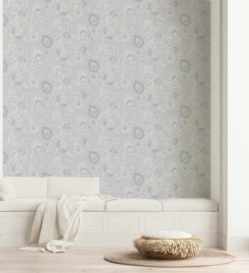 Marsielle in Salt Wallpaper - Olive et Oriel