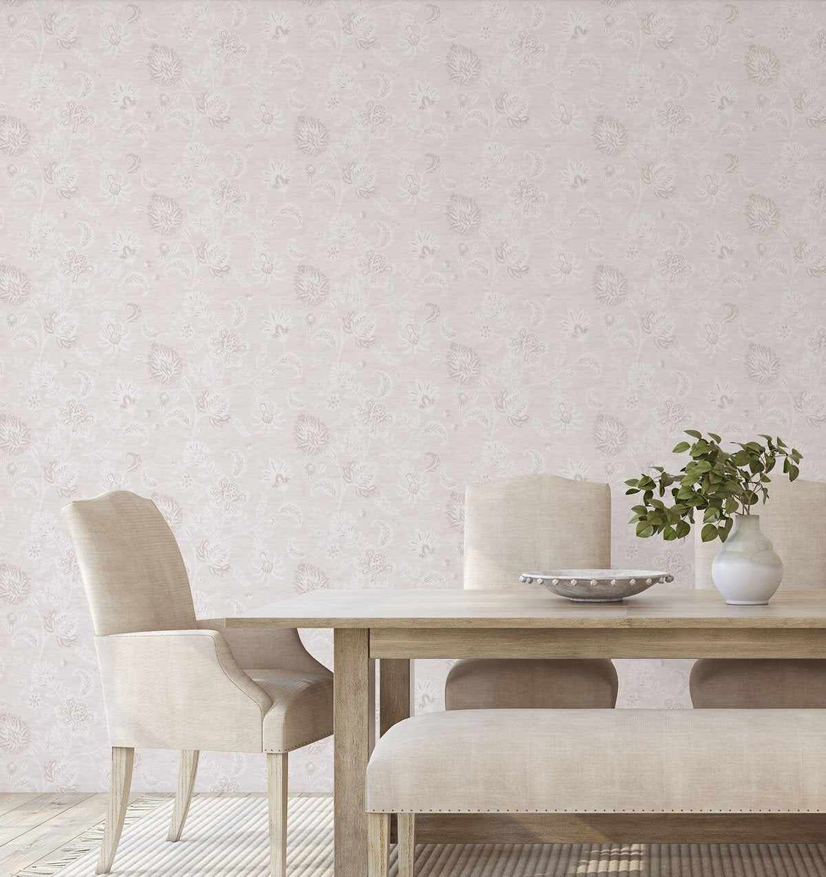 Marsielle in Vanilla Wallpaper - Olive et Oriel