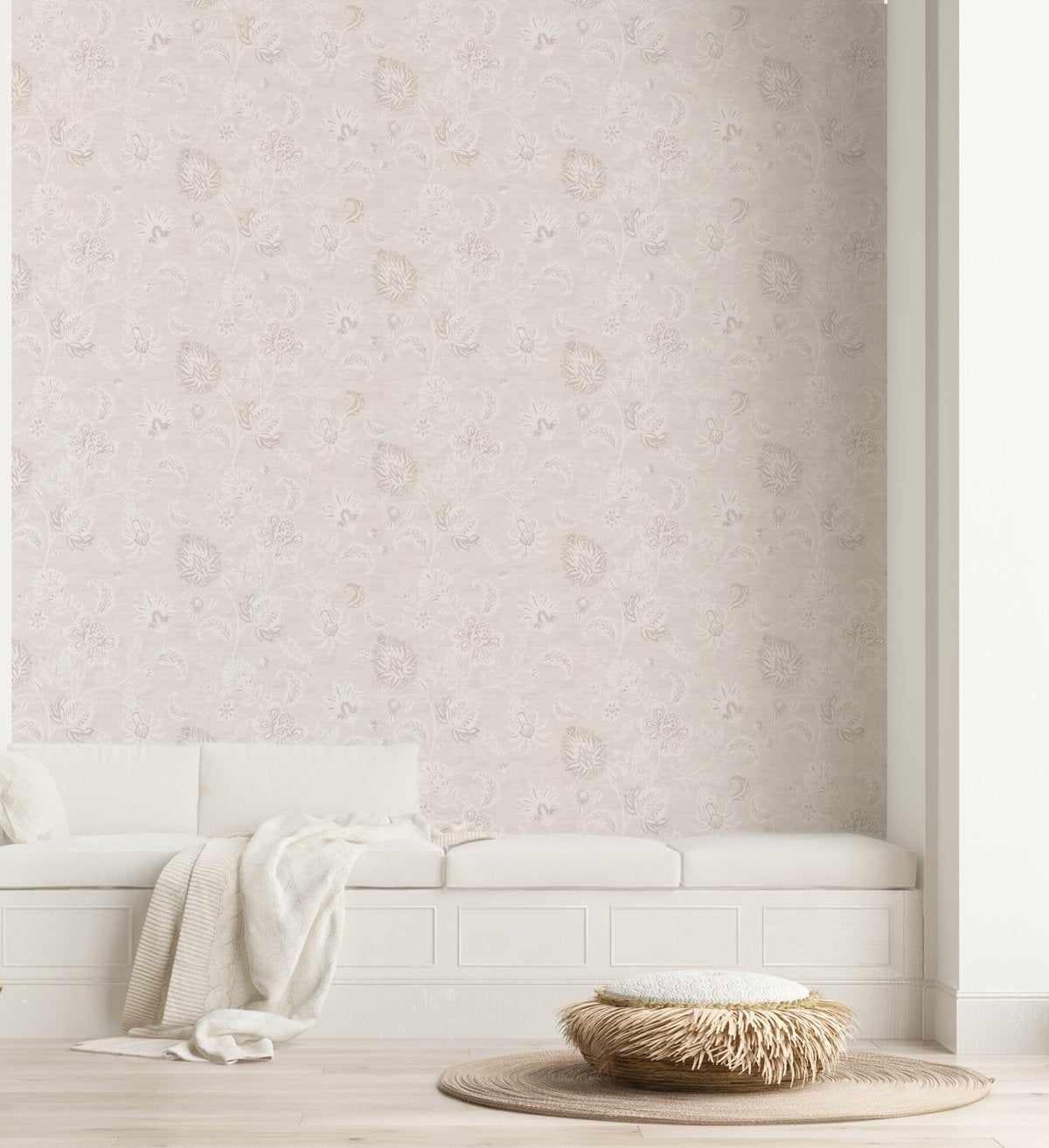 Marsielle in Vanilla Wallpaper - Olive et Oriel