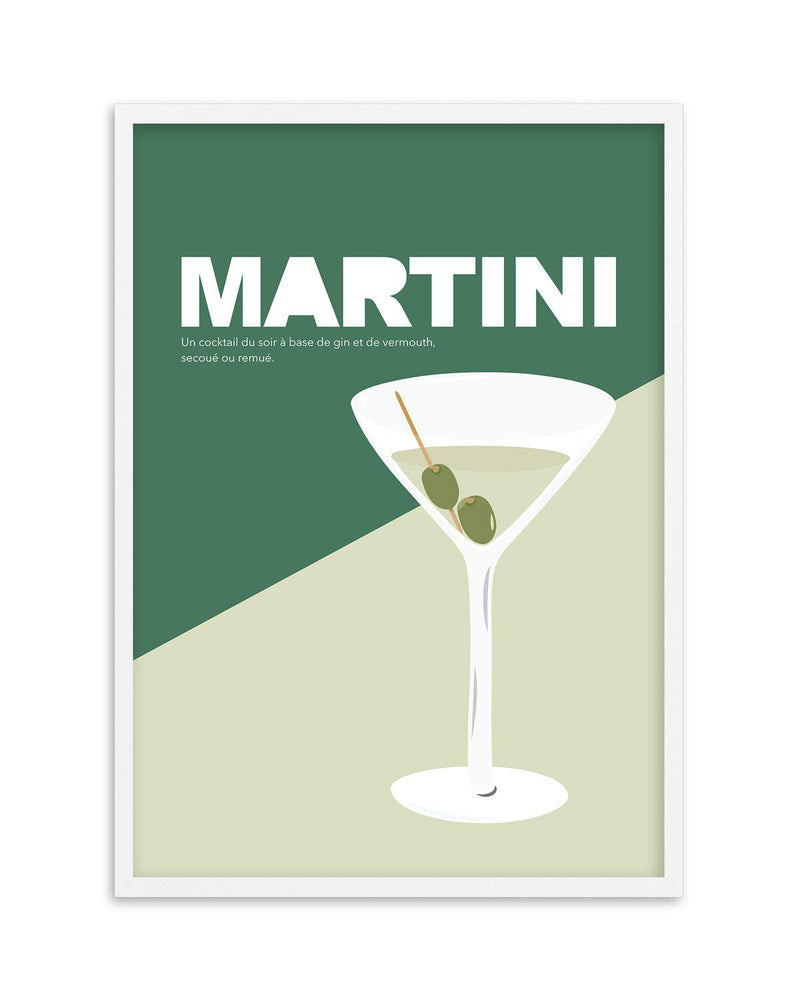 Martini | Vintage Art Print-PRINT-Olive et Oriel-Olive et Oriel-A5 | 5.8" x 8.3" | 14.8 x 21cm-White-With White Border-Buy-Australian-Art-Prints-Online-with-Olive-et-Oriel-Your-Artwork-Specialists-Austrailia-Decorate-With-Coastal-Photo-Wall-Art-Prints-From-Our-Beach-House-Artwork-Collection-Fine-Poster-and-Framed-Artwork