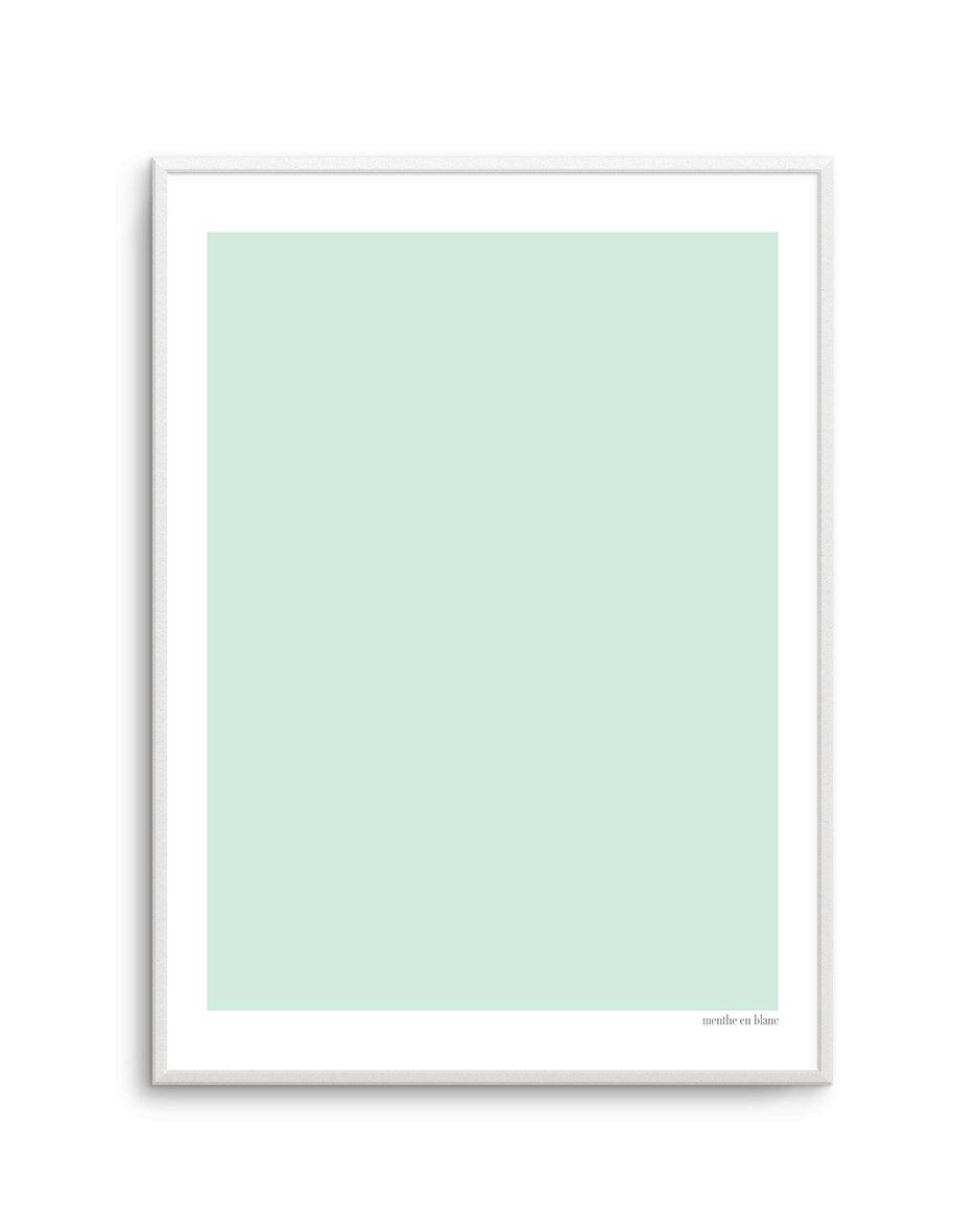 Menthe en Blanc Art Print-PRINT-Olive et Oriel-Olive et Oriel-A5 | 5.8" x 8.3" | 14.8 x 21cm-Unframed Art Print-With White Border-Buy-Australian-Art-Prints-Online-with-Olive-et-Oriel-Your-Artwork-Specialists-Austrailia-Decorate-With-Coastal-Photo-Wall-Art-Prints-From-Our-Beach-House-Artwork-Collection-Fine-Poster-and-Framed-Artwork