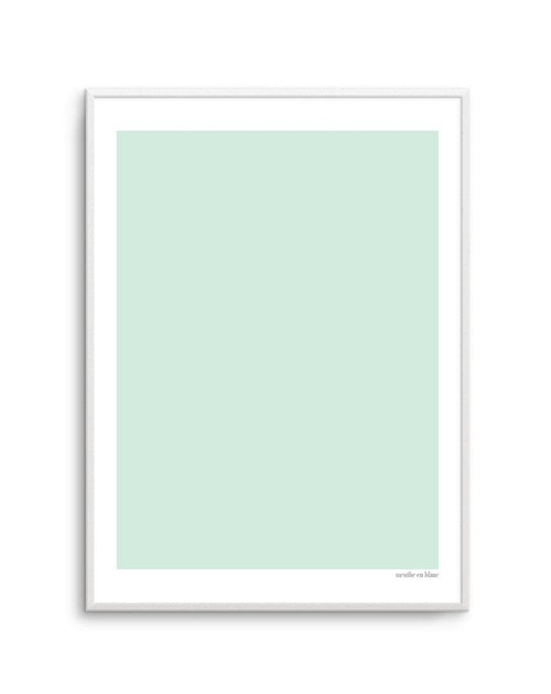 Menthe en Blanc Art Print-PRINT-Olive et Oriel-Olive et Oriel-A5 | 5.8" x 8.3" | 14.8 x 21cm-Unframed Art Print-With White Border-Buy-Australian-Art-Prints-Online-with-Olive-et-Oriel-Your-Artwork-Specialists-Austrailia-Decorate-With-Coastal-Photo-Wall-Art-Prints-From-Our-Beach-House-Artwork-Collection-Fine-Poster-and-Framed-Artwork