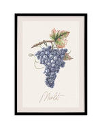 Merlot Art Print-PRINT-Olive et Oriel-Olive et Oriel-A5 | 5.8" x 8.3" | 14.8 x 21cm-Black-With White Border-Buy-Australian-Art-Prints-Online-with-Olive-et-Oriel-Your-Artwork-Specialists-Austrailia-Decorate-With-Coastal-Photo-Wall-Art-Prints-From-Our-Beach-House-Artwork-Collection-Fine-Poster-and-Framed-Artwork