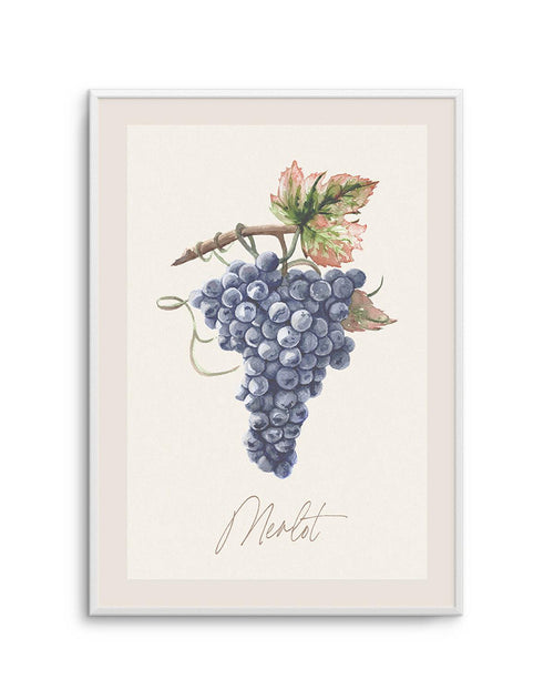 Merlot Art Print-PRINT-Olive et Oriel-Olive et Oriel-A5 | 5.8" x 8.3" | 14.8 x 21cm-Unframed Art Print-With White Border-Buy-Australian-Art-Prints-Online-with-Olive-et-Oriel-Your-Artwork-Specialists-Austrailia-Decorate-With-Coastal-Photo-Wall-Art-Prints-From-Our-Beach-House-Artwork-Collection-Fine-Poster-and-Framed-Artwork