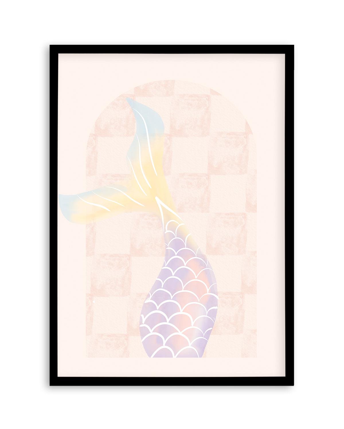 Mermaid Tail Art Print-PRINT-Olive et Oriel-Olive et Oriel-Buy-Australian-Art-Prints-Online-with-Olive-et-Oriel-Your-Artwork-Specialists-Austrailia-Decorate-With-Coastal-Photo-Wall-Art-Prints-From-Our-Beach-House-Artwork-Collection-Fine-Poster-and-Framed-Artwork