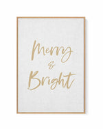 Merry & Bright | Framed Canvas Art Print