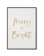 Merry & Bright | Framed Canvas-CANVAS-You can shop wall art online with Olive et Oriel for everything from abstract art to fun kids wall art. Our beautiful modern art prints and canvas art are available from large canvas prints to wall art paintings and our proudly Australian artwork collection offers only the highest quality framed large wall art and canvas art Australia - You can buy fashion photography prints or Hampton print posters and paintings on canvas from Olive et Oriel and have them d