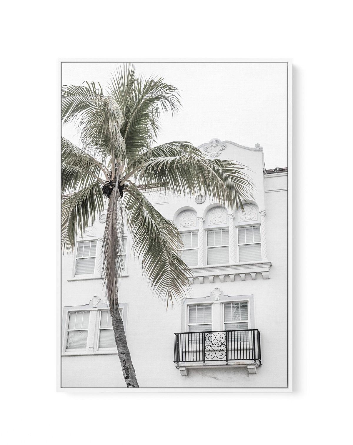 Miami Palms | Framed Canvas-CANVAS-You can shop wall art online with Olive et Oriel for everything from abstract art to fun kids wall art. Our beautiful modern art prints and canvas art are available from large canvas prints to wall art paintings and our proudly Australian artwork collection offers only the highest quality framed large wall art and canvas art Australia - You can buy fashion photography prints or Hampton print posters and paintings on canvas from Olive et Oriel and have them deli