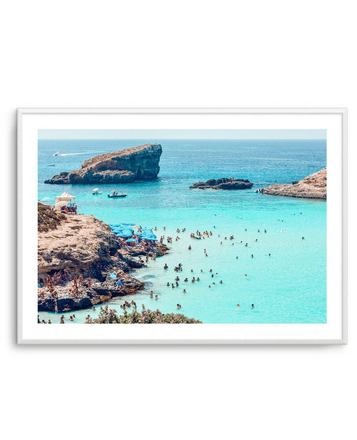 Midday In Malta Art Print-PRINT-Olive et Oriel-Olive et Oriel-A5 | 5.8" x 8.3" | 14.8 x 21cm-Unframed Art Print-With White Border-Buy-Australian-Art-Prints-Online-with-Olive-et-Oriel-Your-Artwork-Specialists-Austrailia-Decorate-With-Coastal-Photo-Wall-Art-Prints-From-Our-Beach-House-Artwork-Collection-Fine-Poster-and-Framed-Artwork