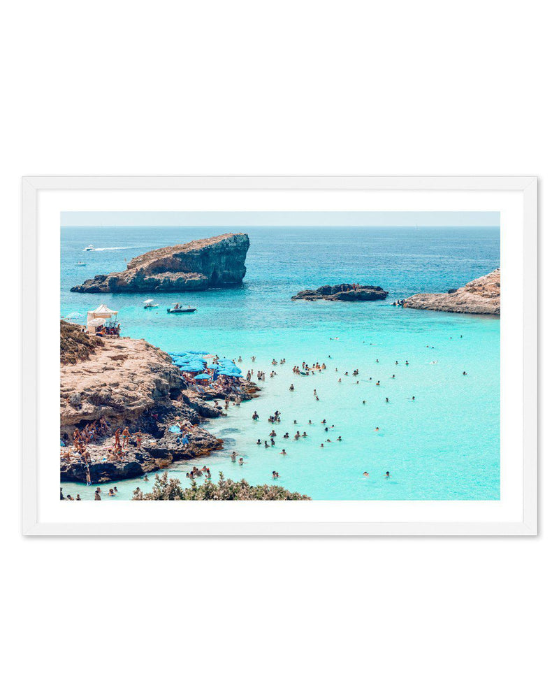 Midday In Malta Art Print-PRINT-Olive et Oriel-Olive et Oriel-A5 | 5.8" x 8.3" | 14.8 x 21cm-White-With White Border-Buy-Australian-Art-Prints-Online-with-Olive-et-Oriel-Your-Artwork-Specialists-Austrailia-Decorate-With-Coastal-Photo-Wall-Art-Prints-From-Our-Beach-House-Artwork-Collection-Fine-Poster-and-Framed-Artwork