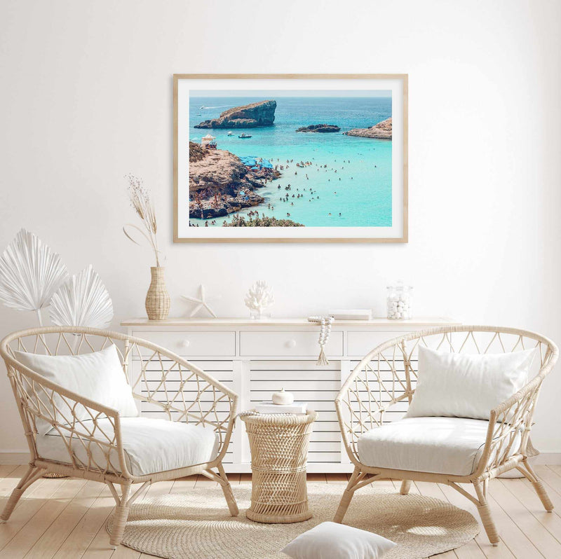 Midday In Malta Art Print-PRINT-Olive et Oriel-Olive et Oriel-Buy-Australian-Art-Prints-Online-with-Olive-et-Oriel-Your-Artwork-Specialists-Austrailia-Decorate-With-Coastal-Photo-Wall-Art-Prints-From-Our-Beach-House-Artwork-Collection-Fine-Poster-and-Framed-Artwork
