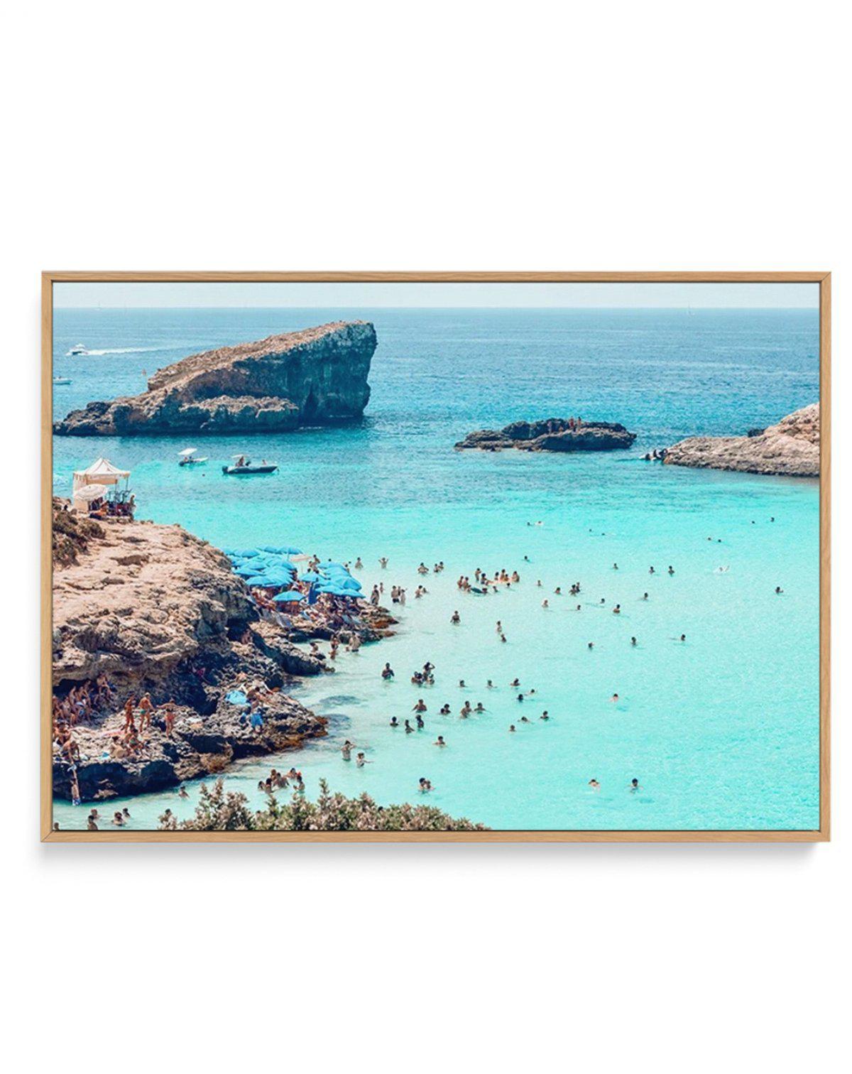 Midday In Malta | Framed Canvas-CANVAS-You can shop wall art online with Olive et Oriel for everything from abstract art to fun kids wall art. Our beautiful modern art prints and canvas art are available from large canvas prints to wall art paintings and our proudly Australian artwork collection offers only the highest quality framed large wall art and canvas art Australia - You can buy fashion photography prints or Hampton print posters and paintings on canvas from Olive et Oriel and have them 