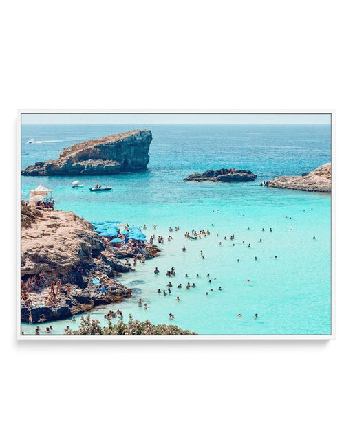 Midday In Malta | Framed Canvas-CANVAS-You can shop wall art online with Olive et Oriel for everything from abstract art to fun kids wall art. Our beautiful modern art prints and canvas art are available from large canvas prints to wall art paintings and our proudly Australian artwork collection offers only the highest quality framed large wall art and canvas art Australia - You can buy fashion photography prints or Hampton print posters and paintings on canvas from Olive et Oriel and have them 