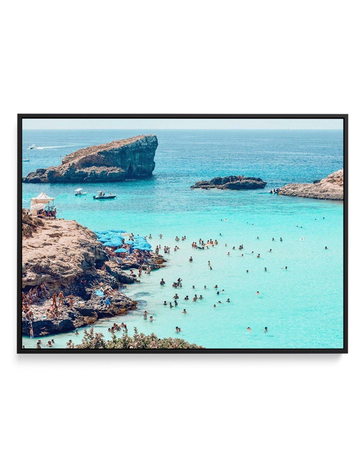 Midday In Malta | Framed Canvas-CANVAS-You can shop wall art online with Olive et Oriel for everything from abstract art to fun kids wall art. Our beautiful modern art prints and canvas art are available from large canvas prints to wall art paintings and our proudly Australian artwork collection offers only the highest quality framed large wall art and canvas art Australia - You can buy fashion photography prints or Hampton print posters and paintings on canvas from Olive et Oriel and have them 