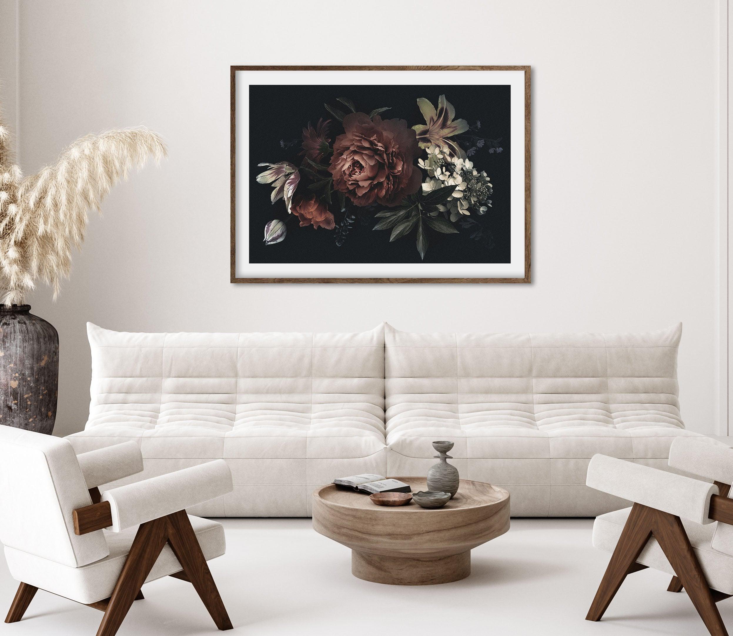 Midnight Botanica Illustration LS Art Print-PRINT-Olive et Oriel-Olive et Oriel-Buy-Australian-Art-Prints-Online-with-Olive-et-Oriel-Your-Artwork-Specialists-Austrailia-Decorate-With-Coastal-Photo-Wall-Art-Prints-From-Our-Beach-House-Artwork-Collection-Fine-Poster-and-Framed-Artwork