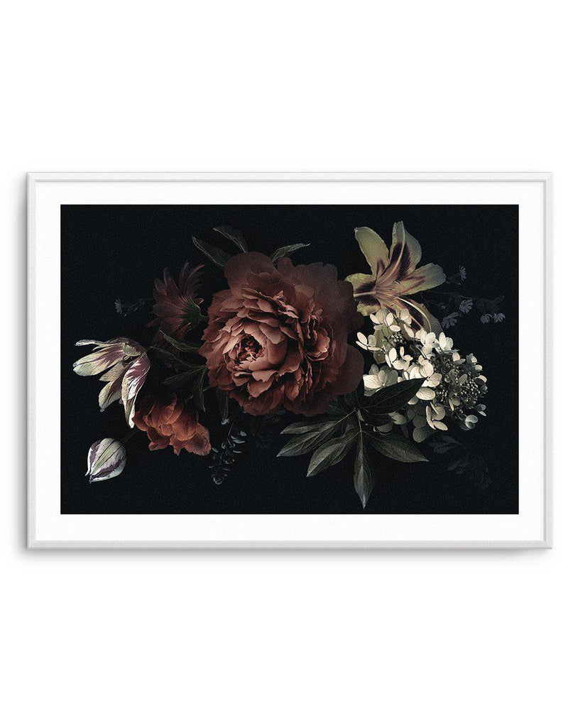 Midnight Botanica Illustration LS Art Print-PRINT-Olive et Oriel-Olive et Oriel-A5 | 5.8" x 8.3" | 14.8 x 21cm-Unframed Art Print-With White Border-Buy-Australian-Art-Prints-Online-with-Olive-et-Oriel-Your-Artwork-Specialists-Austrailia-Decorate-With-Coastal-Photo-Wall-Art-Prints-From-Our-Beach-House-Artwork-Collection-Fine-Poster-and-Framed-Artwork