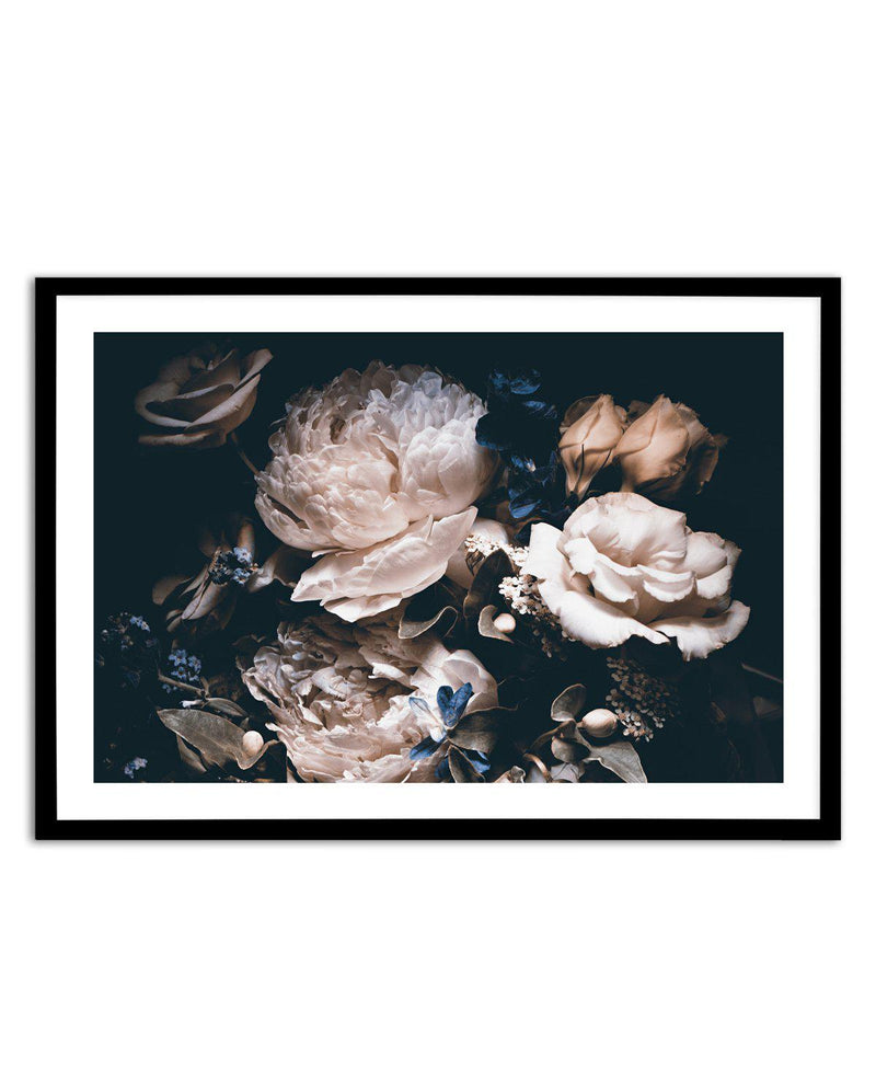 Midnight Botanica LS Art Print-PRINT-Olive et Oriel-Olive et Oriel-A5 | 5.8" x 8.3" | 14.8 x 21cm-Black-With White Border-Buy-Australian-Art-Prints-Online-with-Olive-et-Oriel-Your-Artwork-Specialists-Austrailia-Decorate-With-Coastal-Photo-Wall-Art-Prints-From-Our-Beach-House-Artwork-Collection-Fine-Poster-and-Framed-Artwork