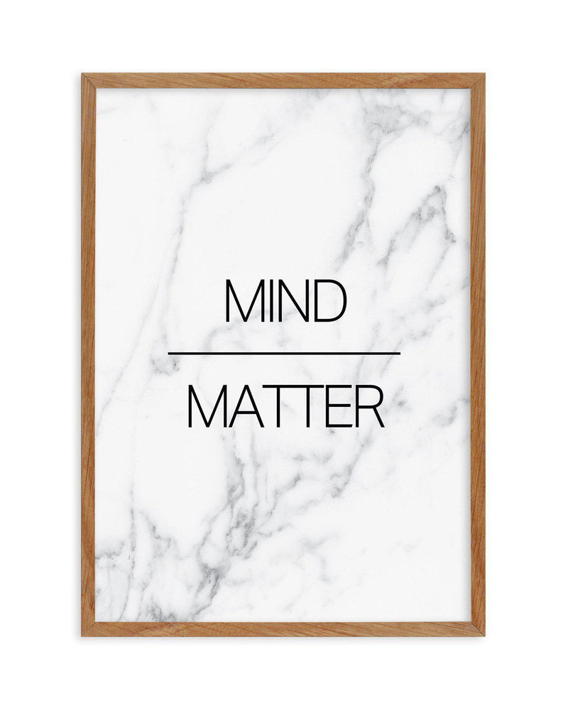 Mind Over Matter Art Print-PRINT-Olive et Oriel-Olive et Oriel-50x70 cm | 19.6" x 27.5"-Walnut-With White Border-Buy-Australian-Art-Prints-Online-with-Olive-et-Oriel-Your-Artwork-Specialists-Austrailia-Decorate-With-Coastal-Photo-Wall-Art-Prints-From-Our-Beach-House-Artwork-Collection-Fine-Poster-and-Framed-Artwork
