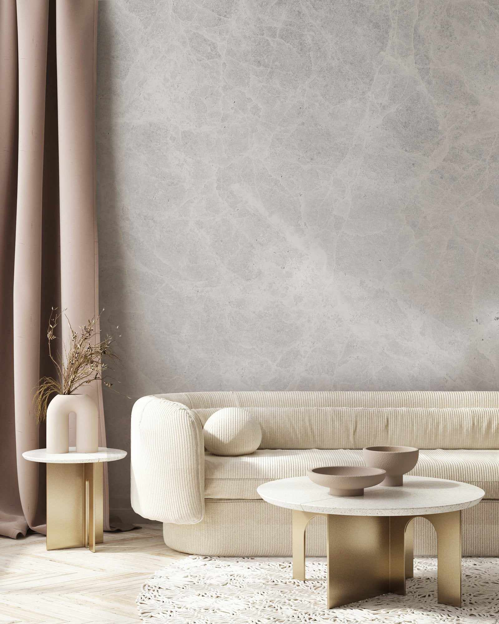 Modern Grey Marble Wallpaper - Olive et Oriel