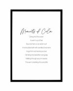 Moments of Calm Art Print-PRINT-Olive et Oriel-Olive et Oriel-A5 | 5.8" x 8.3" | 14.8 x 21cm-Black-With White Border-Buy-Australian-Art-Prints-Online-with-Olive-et-Oriel-Your-Artwork-Specialists-Austrailia-Decorate-With-Coastal-Photo-Wall-Art-Prints-From-Our-Beach-House-Artwork-Collection-Fine-Poster-and-Framed-Artwork