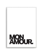 Mon Amour Art Print-PRINT-Olive et Oriel-Olive et Oriel-A5 | 5.8" x 8.3" | 14.8 x 21cm-Unframed Art Print-With White Border-Buy-Australian-Art-Prints-Online-with-Olive-et-Oriel-Your-Artwork-Specialists-Austrailia-Decorate-With-Coastal-Photo-Wall-Art-Prints-From-Our-Beach-House-Artwork-Collection-Fine-Poster-and-Framed-Artwork