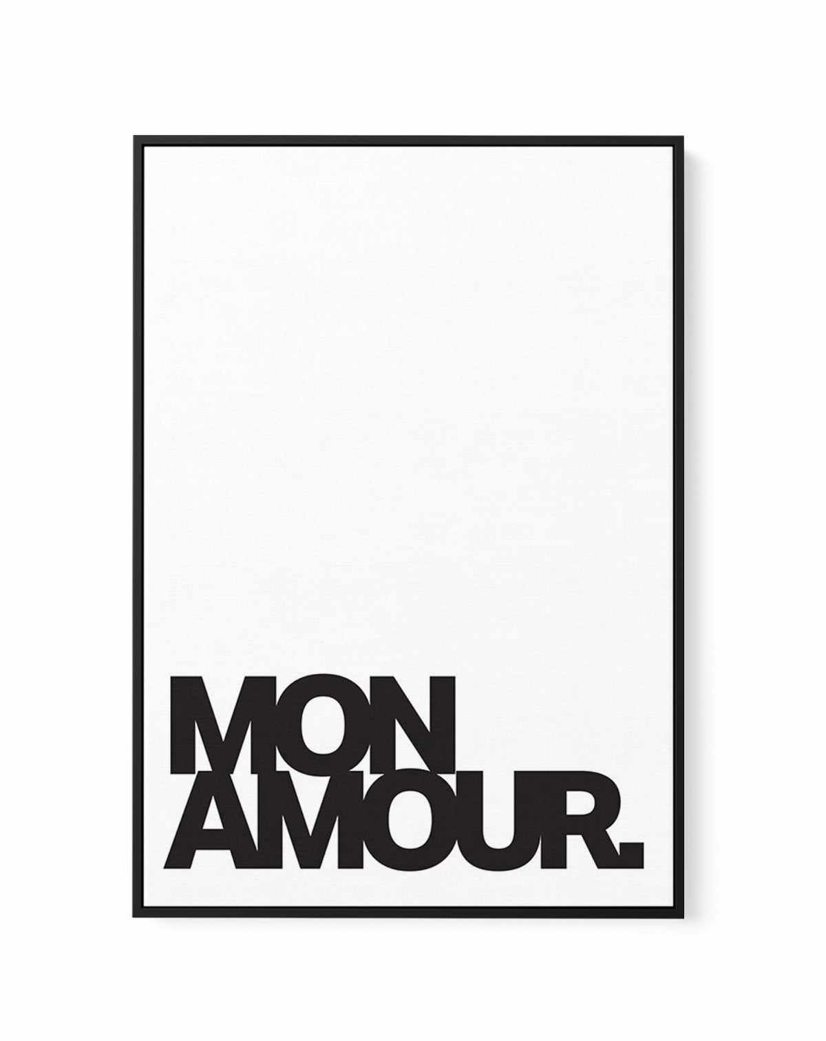 Mon Amour | Framed Canvas-CANVAS-You can shop wall art online with Olive et Oriel for everything from abstract art to fun kids wall art. Our beautiful modern art prints and canvas art are available from large canvas prints to wall art paintings and our proudly Australian artwork collection offers only the highest quality framed large wall art and canvas art Australia - You can buy fashion photography prints or Hampton print posters and paintings on canvas from Olive et Oriel and have them delive