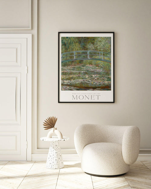 Bridge Over a Pond of Water Lilies 1899 by Claude Monet Art Print-PRINT-Olive et Oriel-Olive et Oriel-Buy-Australian-Art-Prints-Online-with-Olive-et-Oriel-Your-Artwork-Specialists-Austrailia-Decorate-With-Coastal-Photo-Wall-Art-Prints-From-Our-Beach-House-Artwork-Collection-Fine-Poster-and-Framed-Artwork
