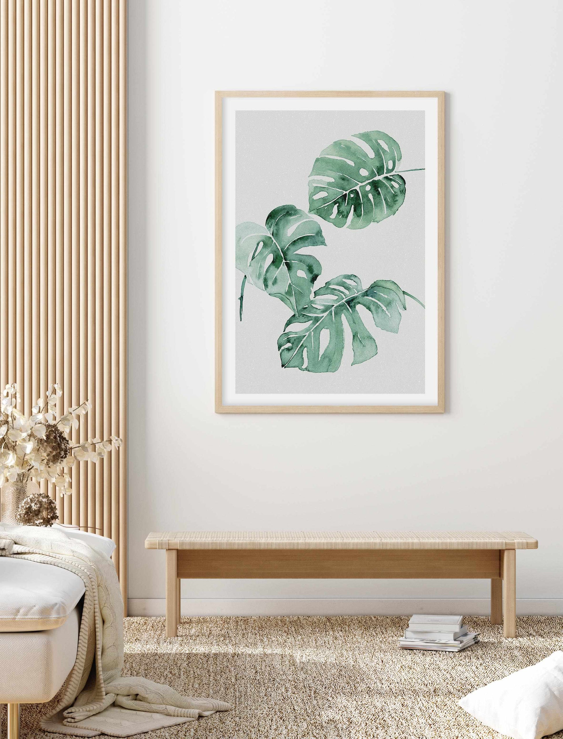 Monstera Abstract Watercolour Art Print-PRINT-Olive et Oriel-Olive et Oriel-Buy-Australian-Art-Prints-Online-with-Olive-et-Oriel-Your-Artwork-Specialists-Austrailia-Decorate-With-Coastal-Photo-Wall-Art-Prints-From-Our-Beach-House-Artwork-Collection-Fine-Poster-and-Framed-Artwork