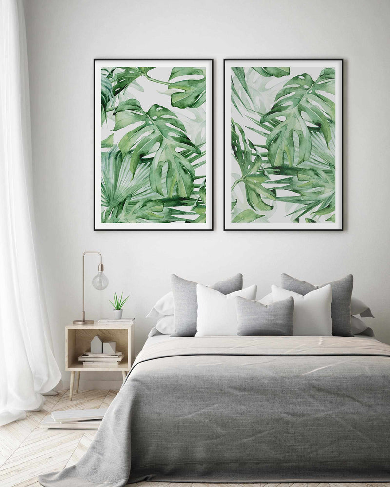 Monstera in Watercolour I Art Print-PRINT-Olive et Oriel-Olive et Oriel-Buy-Australian-Art-Prints-Online-with-Olive-et-Oriel-Your-Artwork-Specialists-Austrailia-Decorate-With-Coastal-Photo-Wall-Art-Prints-From-Our-Beach-House-Artwork-Collection-Fine-Poster-and-Framed-Artwork