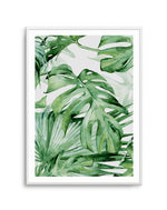 Monstera in Watercolour I Art Print-PRINT-Olive et Oriel-Olive et Oriel-A4 | 8.3" x 11.7" | 21 x 29.7cm-Unframed Art Print-With White Border-Buy-Australian-Art-Prints-Online-with-Olive-et-Oriel-Your-Artwork-Specialists-Austrailia-Decorate-With-Coastal-Photo-Wall-Art-Prints-From-Our-Beach-House-Artwork-Collection-Fine-Poster-and-Framed-Artwork