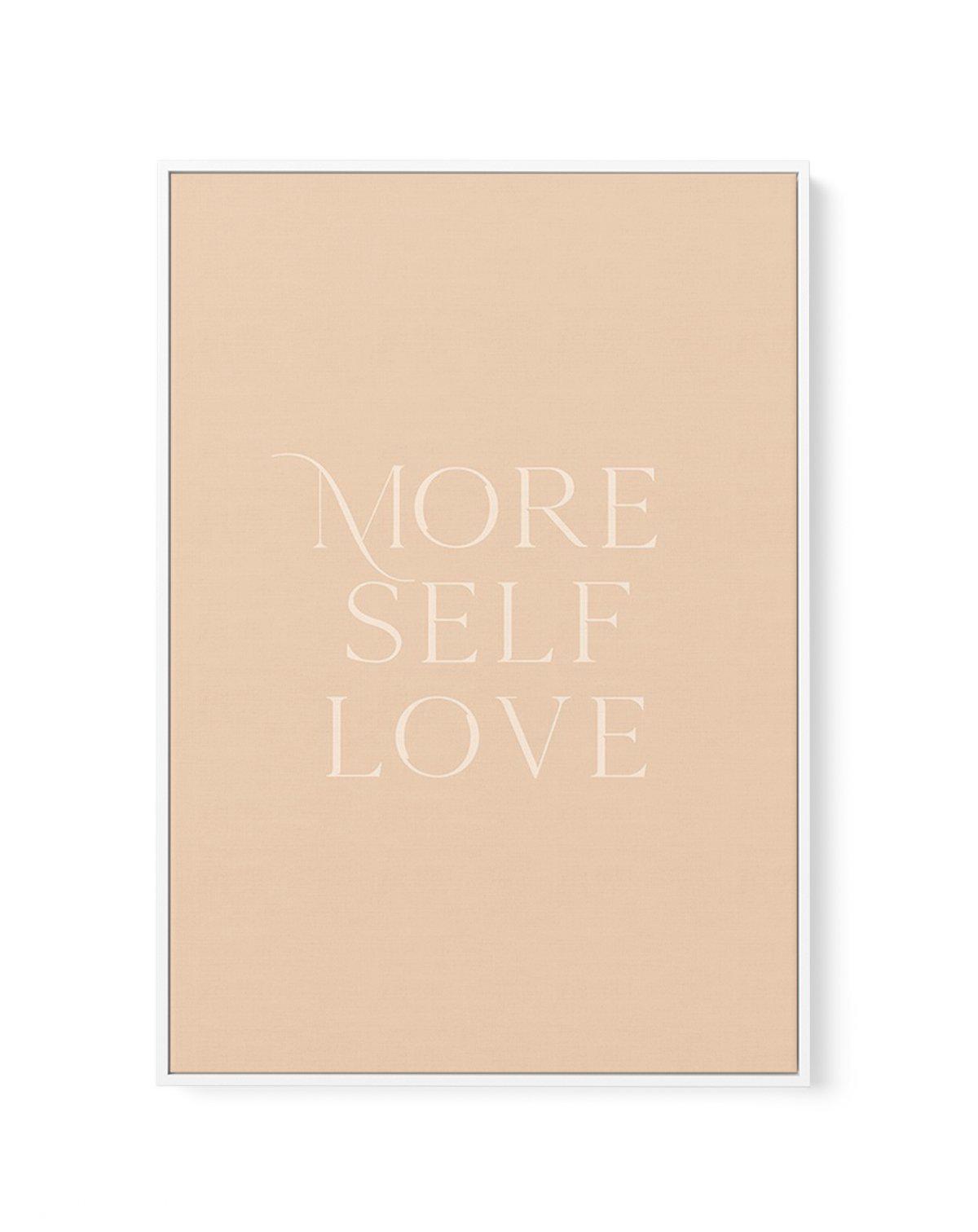 More Self Love | Framed Canvas-CANVAS-You can shop wall art online with Olive et Oriel for everything from abstract art to fun kids wall art. Our beautiful modern art prints and canvas art are available from large canvas prints to wall art paintings and our proudly Australian artwork collection offers only the highest quality framed large wall art and canvas art Australia - You can buy fashion photography prints or Hampton print posters and paintings on canvas from Olive et Oriel and have them d