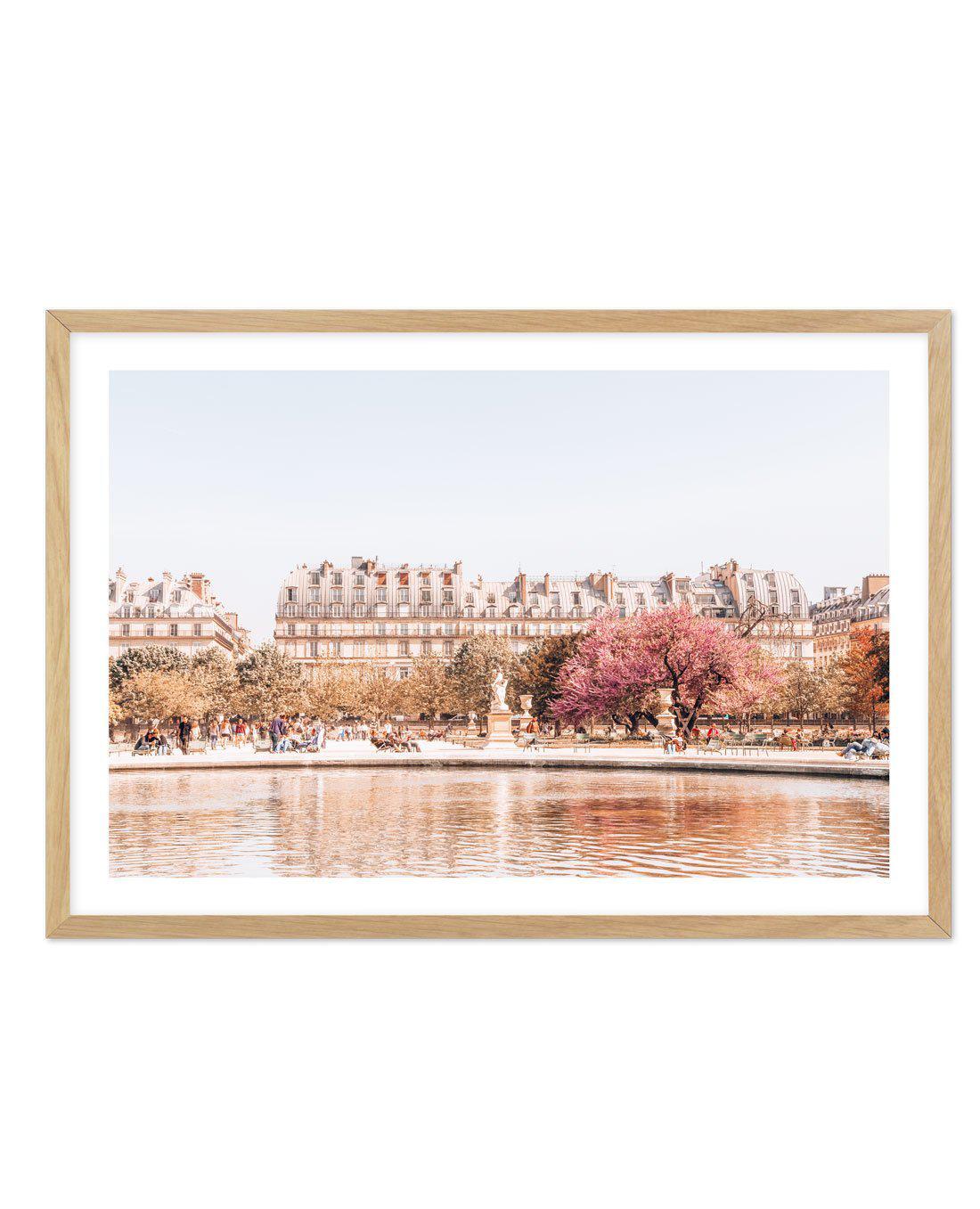 Morning Walk | Paris Art Print-PRINT-Olive et Oriel-Olive et Oriel-A5 | 5.8" x 8.3" | 14.8 x 21cm-Oak-With White Border-Buy-Australian-Art-Prints-Online-with-Olive-et-Oriel-Your-Artwork-Specialists-Austrailia-Decorate-With-Coastal-Photo-Wall-Art-Prints-From-Our-Beach-House-Artwork-Collection-Fine-Poster-and-Framed-Artwork